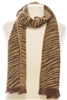 wholesale animal print knit scarf