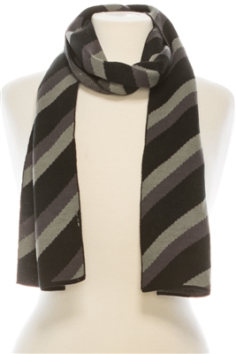 wholesale unisex slanted stripes scarf