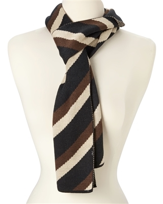 wholesale slanted stripes scarf