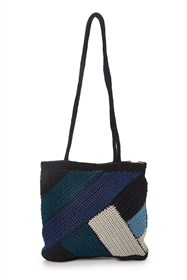 wholesale Patched Crochet Handbag