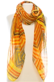 wholesale lightweight zigzag scarf