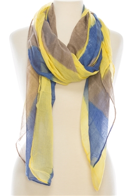 wholesale painted colorblock scarf