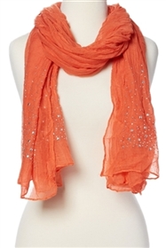 wholesale spring scarves - crinkle scarf studs