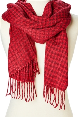 bulk soft winter scarves - red scarves wholesale