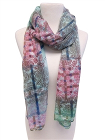 wholesale plaid  prints scarf