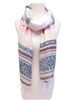 wholesale patterned stripes scarf