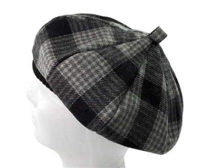 plaid berets