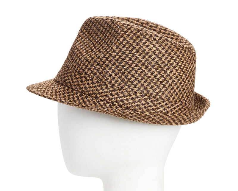 Houndstooth store fedora hat