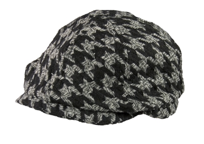 wholesale closeouts ivy caps houndstooth