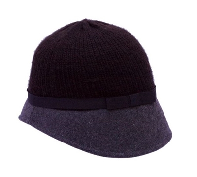wholesale knit top cloche hat