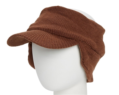 wholesale winter visors knit