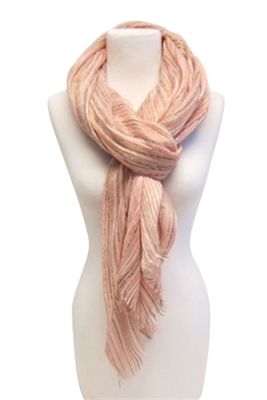 wholesale striated lurex scarf