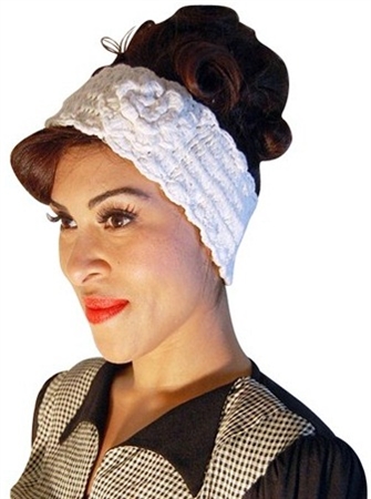 wholesale knit cotton headwrap  flower