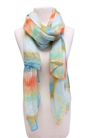 991 Painted Zigzag Scarf