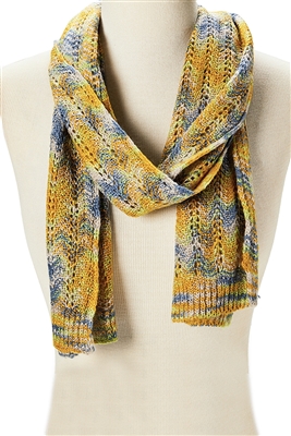 wholesale space dyed knit scarf