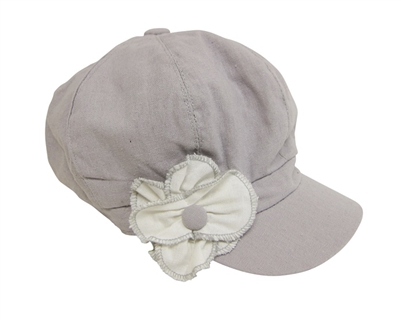 wholesale linen cabbie cap flower