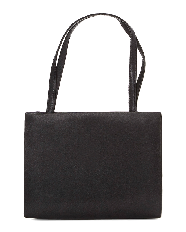 structured black purse