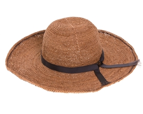 Wholesale Raffia Hats Straw Fine Crochet Sun Hat