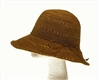 raffia straw bucket hats wholesale - extra fine shapable brim sun hats resort accessories