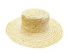 wholesale rustic wheat straw boater hat
