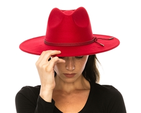 Wholesale Vegan Felt Panama Hats - Stiff Brim Felt Hats Wholesale Fall Winter Hats