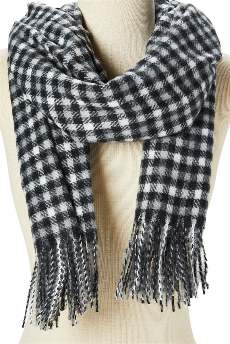 small plaid scarf