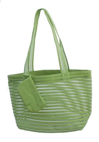 Neon Mesh Beach Tote & Pouch – Monograms off Madison