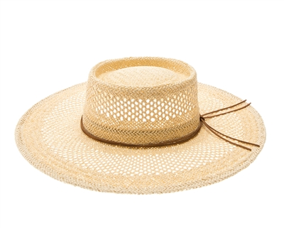 Madrid | Womens Straw Gambler Hat