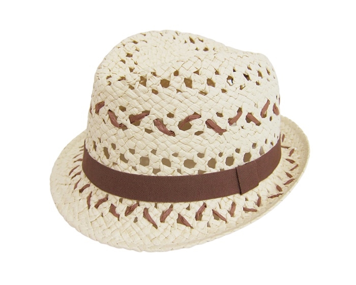 kids straw fedora hat