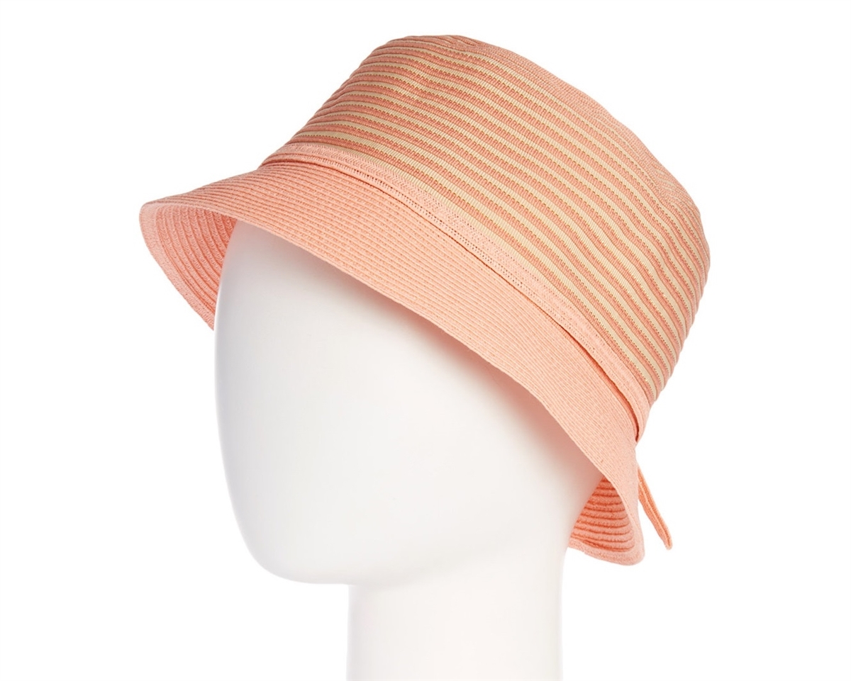 Wholesale Womens Bucket Hats - Striped Spring Hat