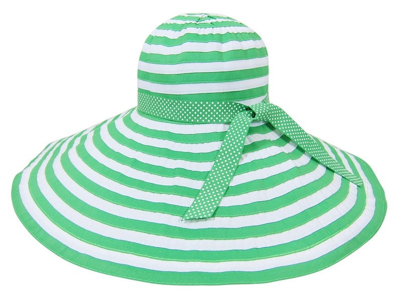 Wholesale Extra Large Sun Hats - 8 inch wide brim crusher hat