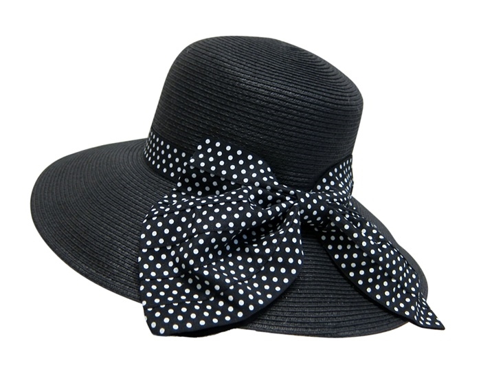 Dahlia Belted Polka Dot Bucket Sun Hat