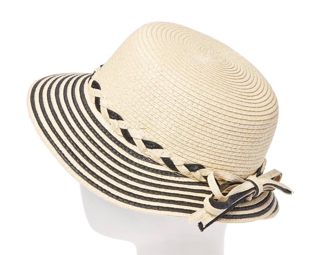 A Cloche Straw Hat "Marie" Accessories Hats & Caps Sun Hats & Visors Sun Hats 