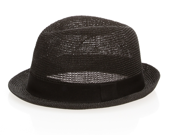 mesh fedora hat