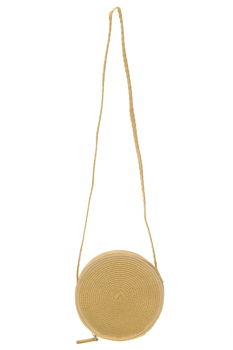 circle straw tote